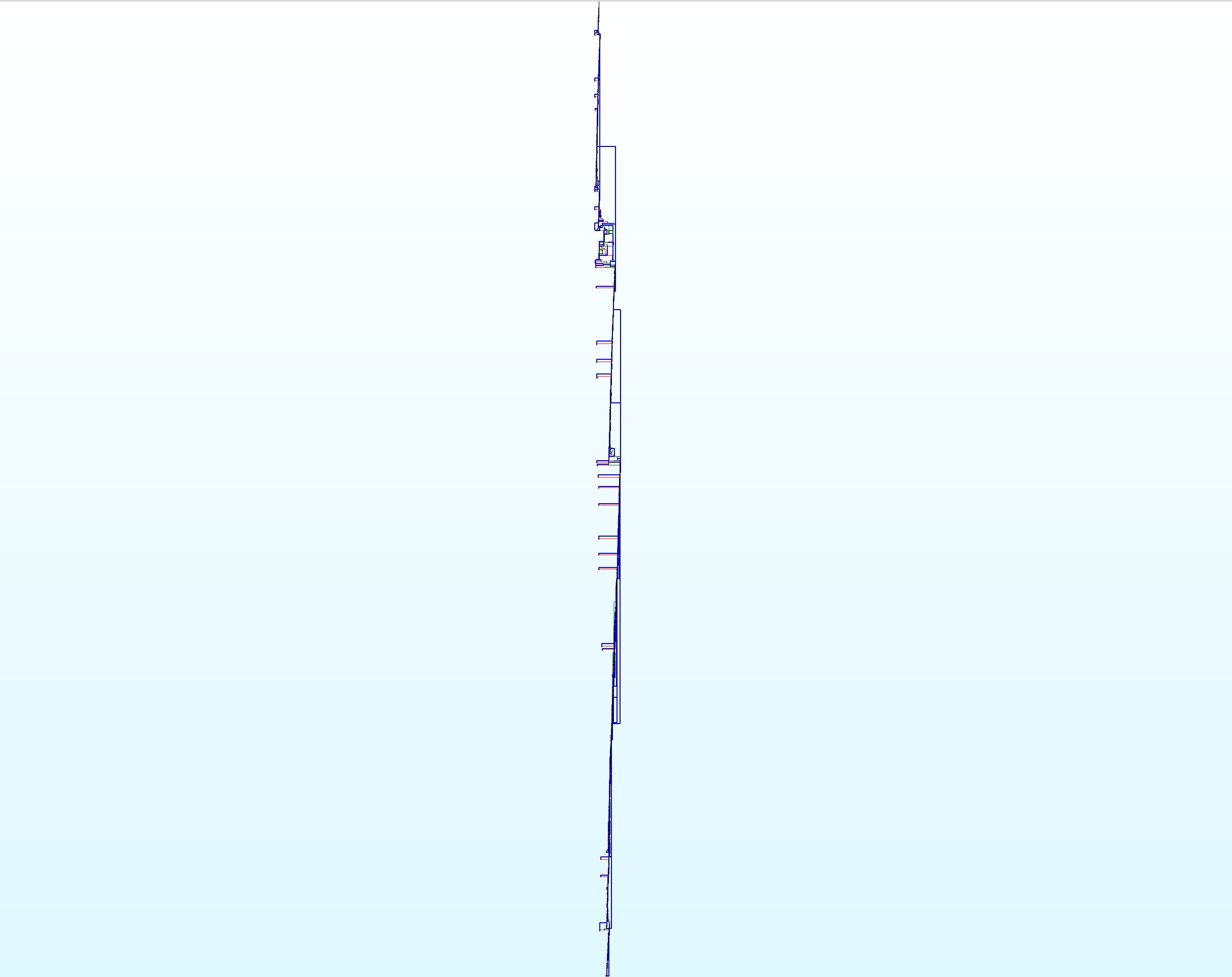 IDA graph view of &lsquo;h&rsquo;, unusually long function