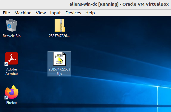 Our malicious files on Splunk AR desktop