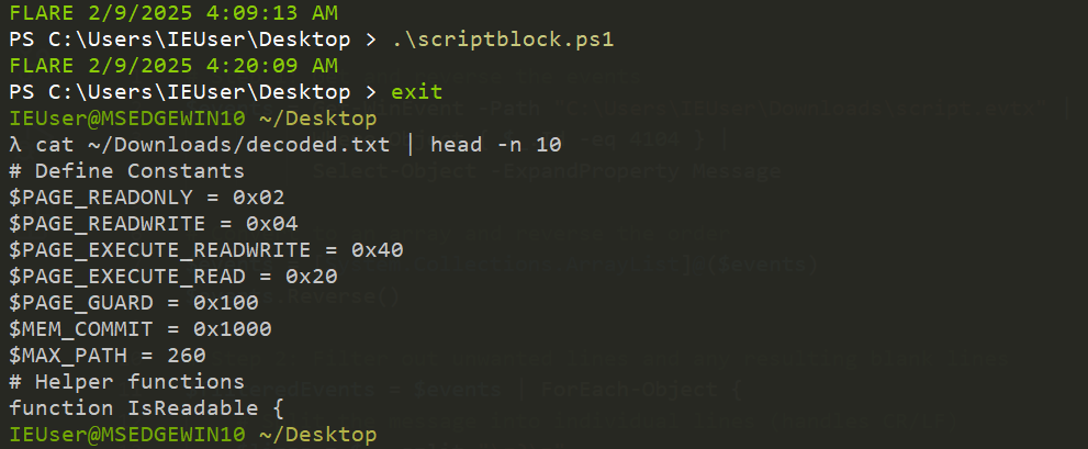 Decoded powershell from scriptblock