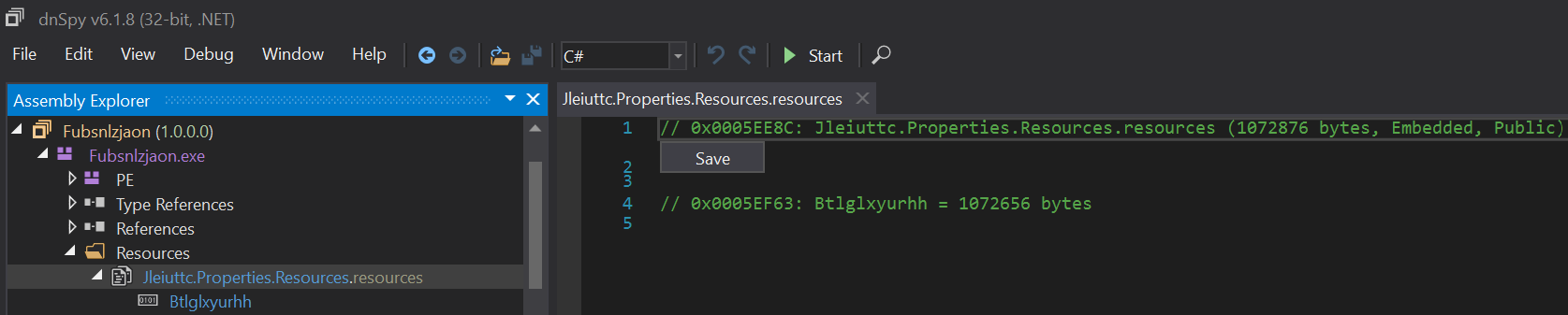 Resources section